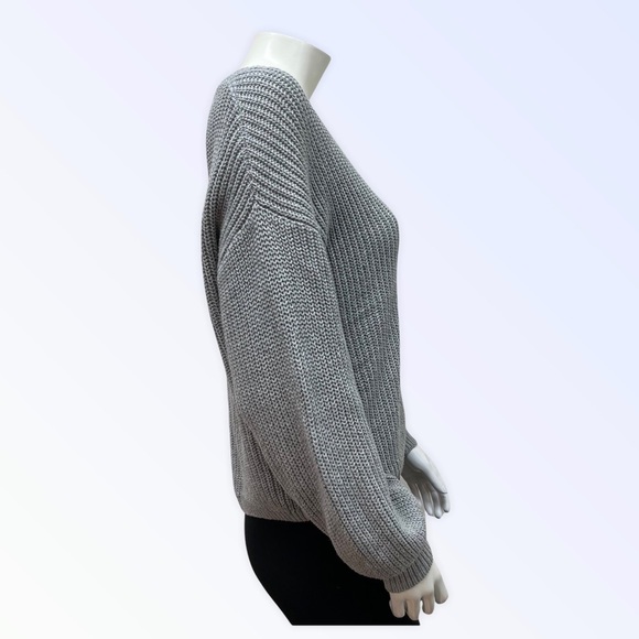 Bp Grey Oversized Knit Sweater - Picture 3 of 5